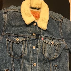 Levi Denim Sherpa Medium Jacket